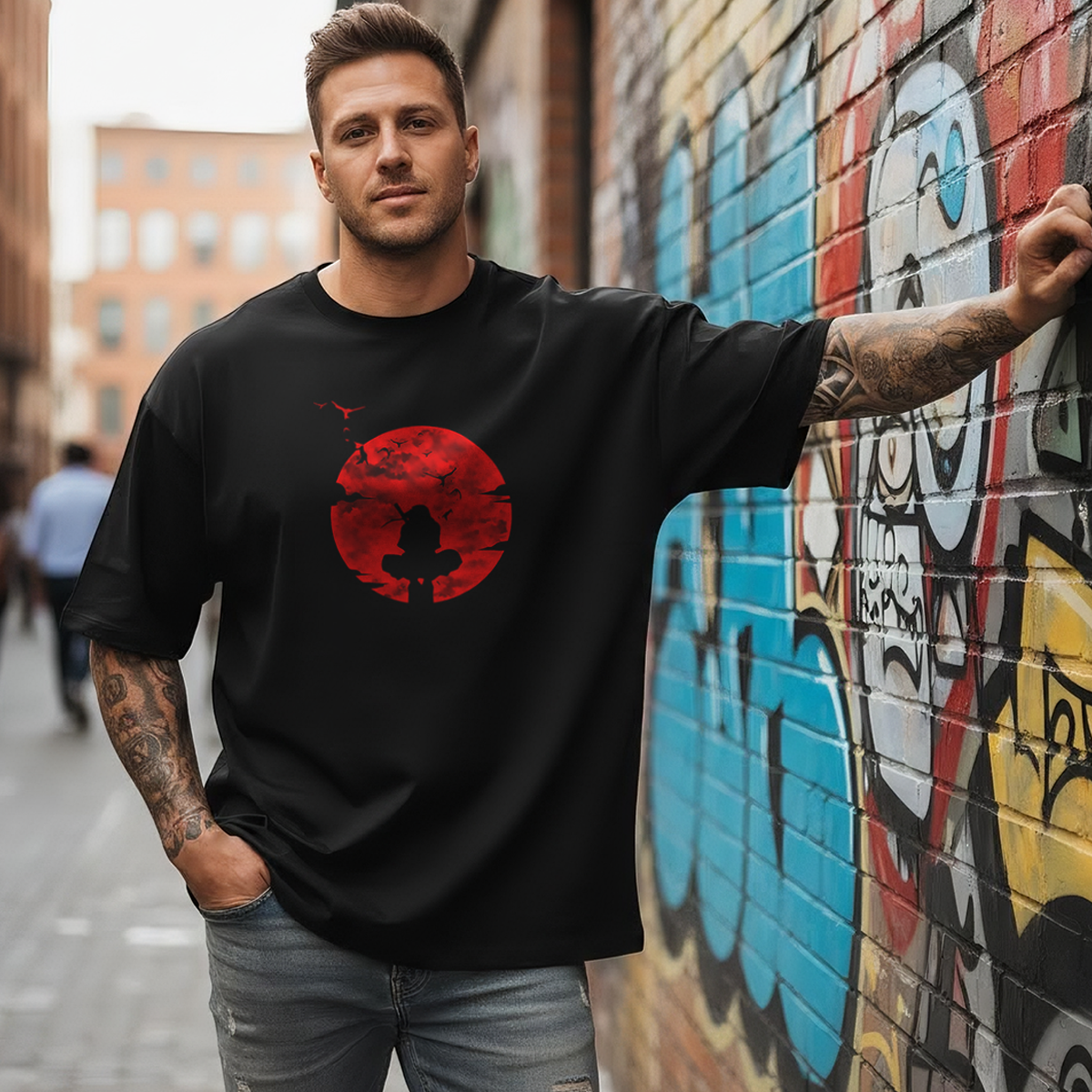 Camiseta oversize Itachi Uchiha Legacy
