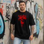 Camiseta oversize Streetwear Itachi Uchiha – Diseño Anime Oscuro
