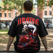 Polera Anime Jiraiya Naruto Shippuden Oversize