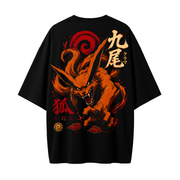 Polera Kurama Kyubi Naruto Shippuden Oversize