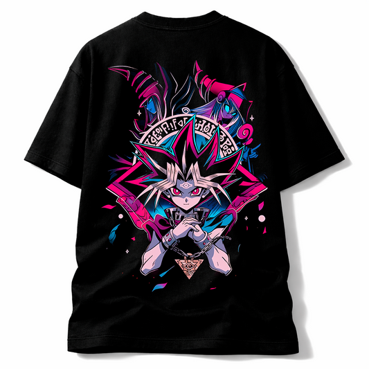 Camiseta Yugi Muto Dark Magician – Poder del Reino de las Sombras