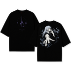 Camiseta Mahito Jujutsu Kaisen Oversize Negra
