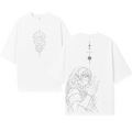 Camiseta Mahito oversize Minimal Jujutsu Kaisen Streetwear