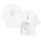 Camiseta Mahito oversize Minimal Jujutsu Kaisen Streetwear