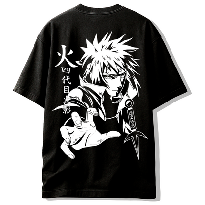 Camiseta Minato Namikaze – Relámpago Amarillo de Konoha