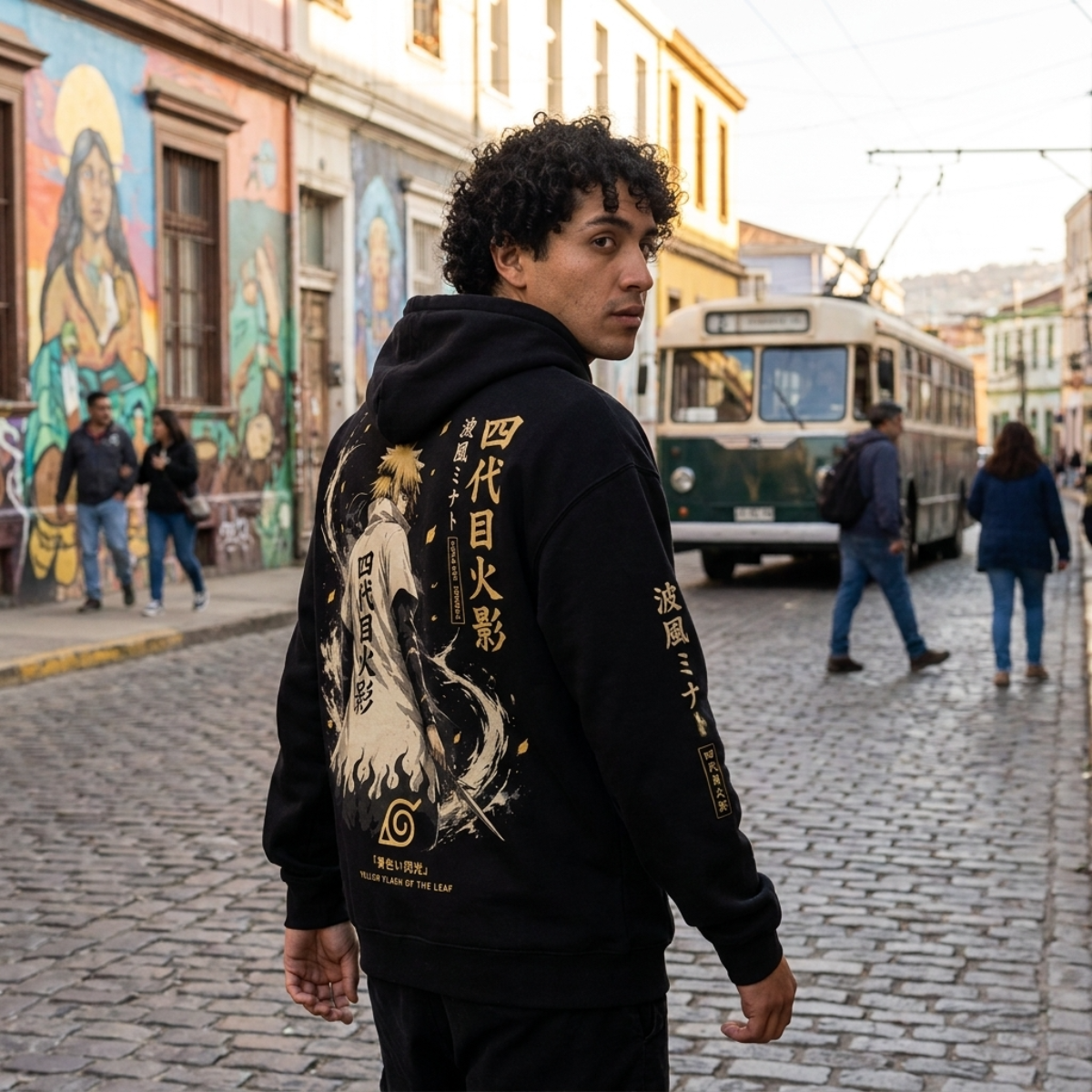 Polerón Sudadera Minato Namikaze Streetwear