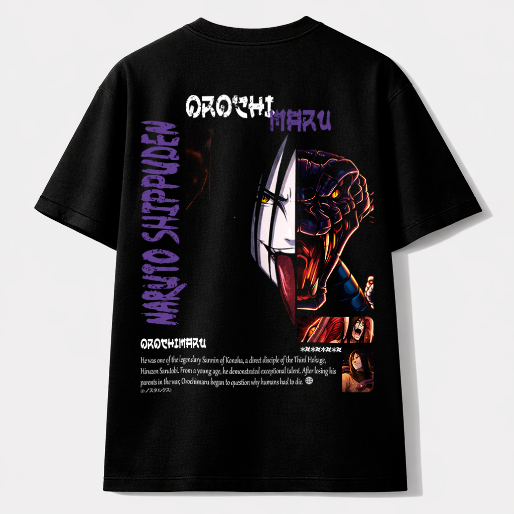 Camiseta Orochimaru Oscuridad Interior – Poder Prohibido