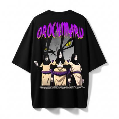 Camiseta oversize Streetwear Orochimaru – Villano Legendario