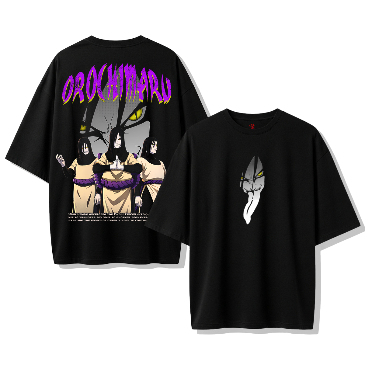 Polera Anime Orochimaru Naruto Shippuden Oversize