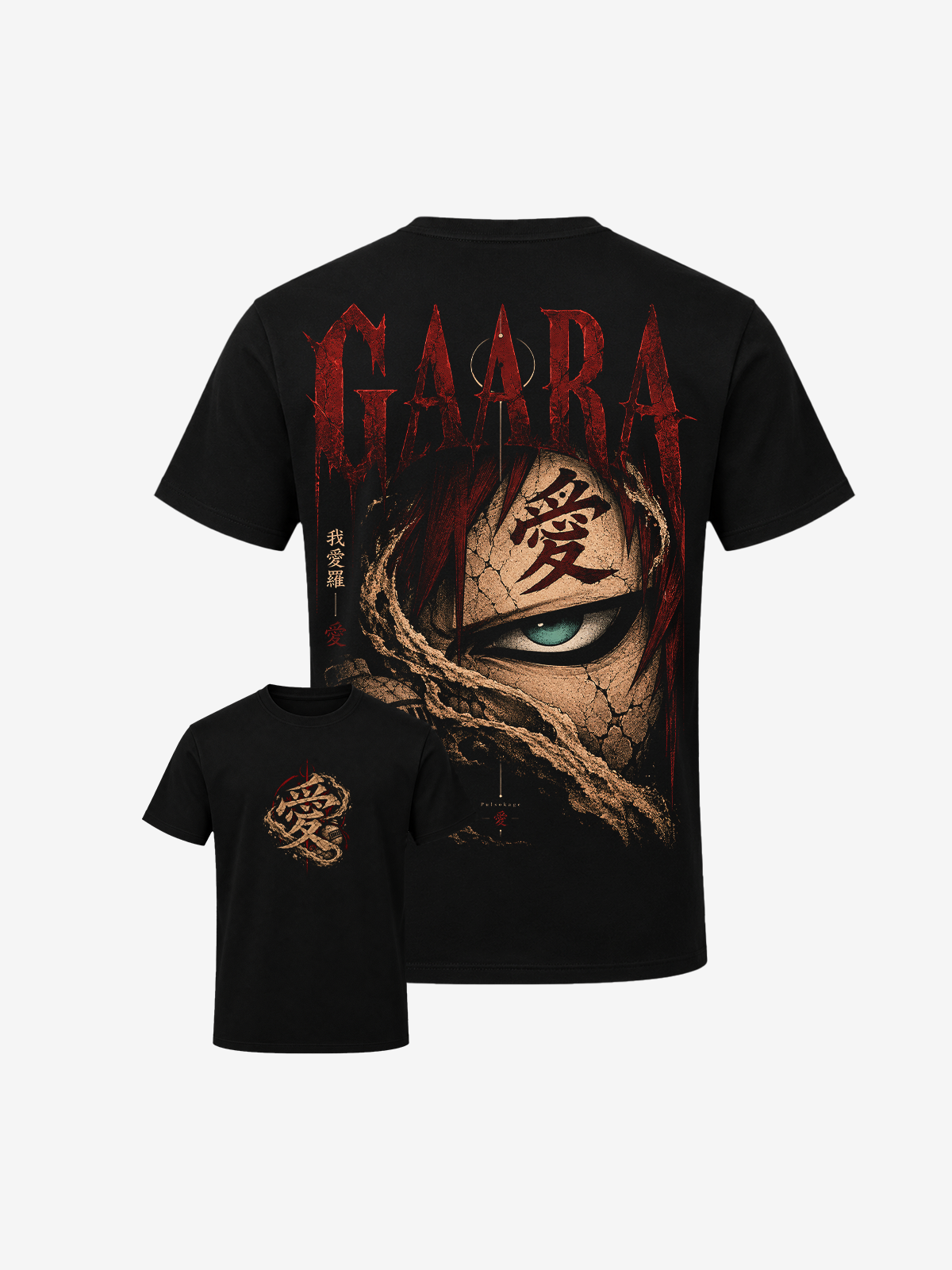 Polera Oversize Gaara Naruto Shippuden