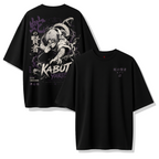 Camiseta Oversize Kabuto Yakushi Estilo Streetwear
