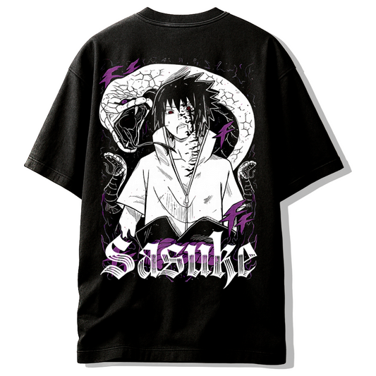 Camiseta Sasuke Uchiha – Maldición y Despertar