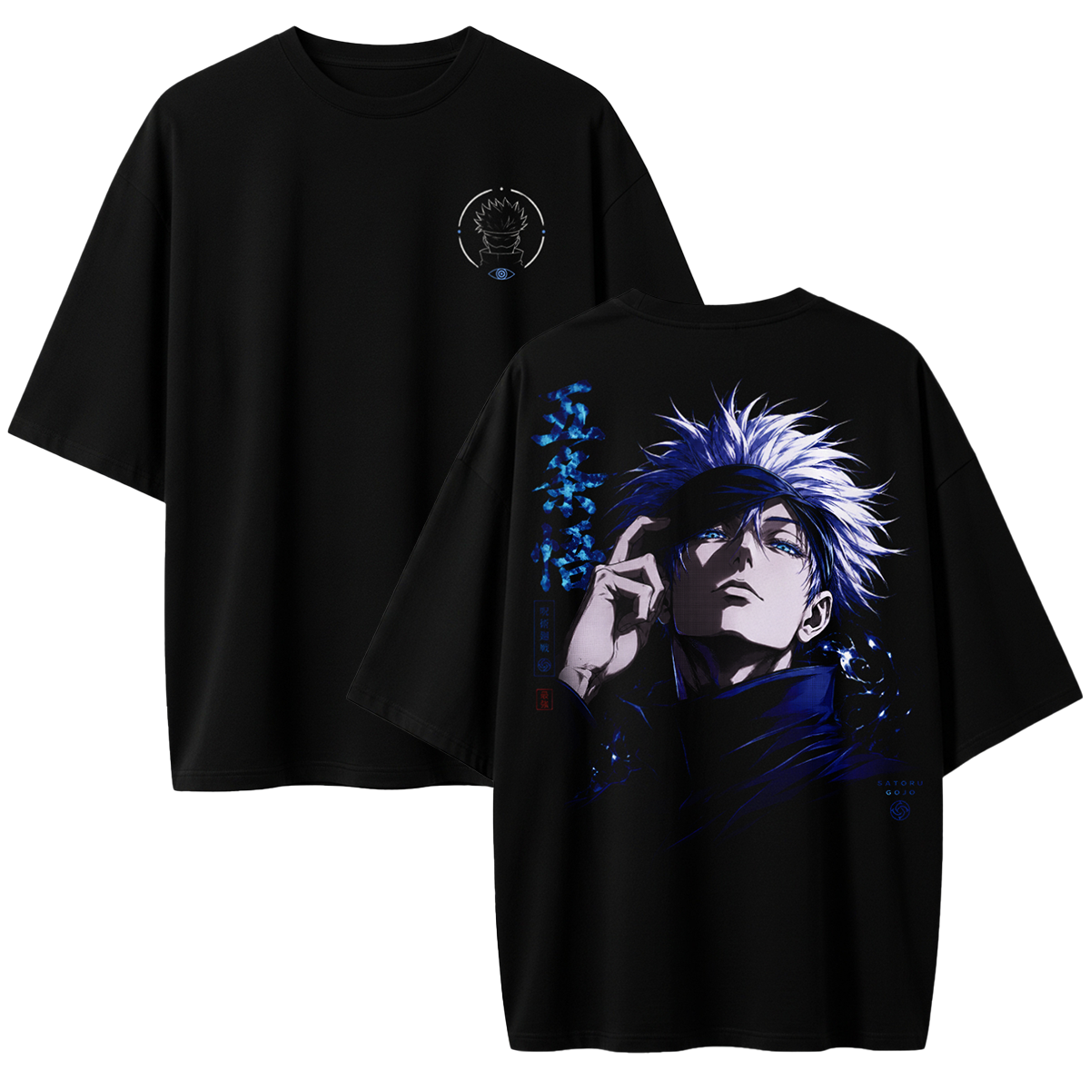 Polera Satoru Gojo Jujutsu Kaisen Oversize 240g