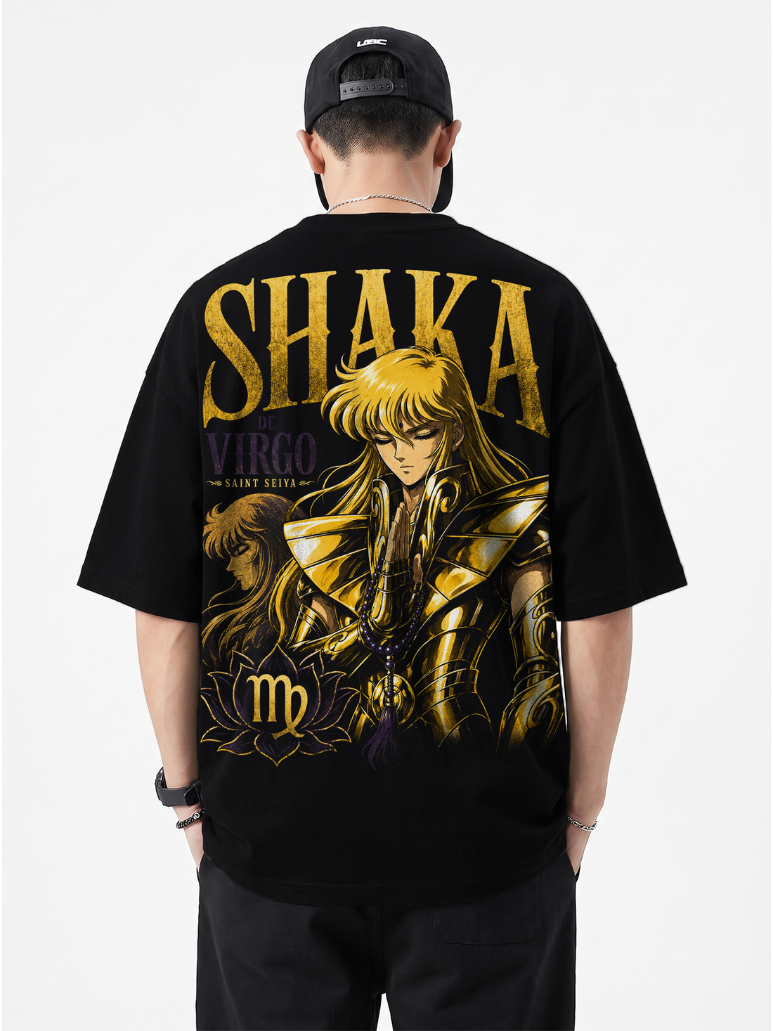 Polera Oversize Shaka de Virgo Saint Seiya