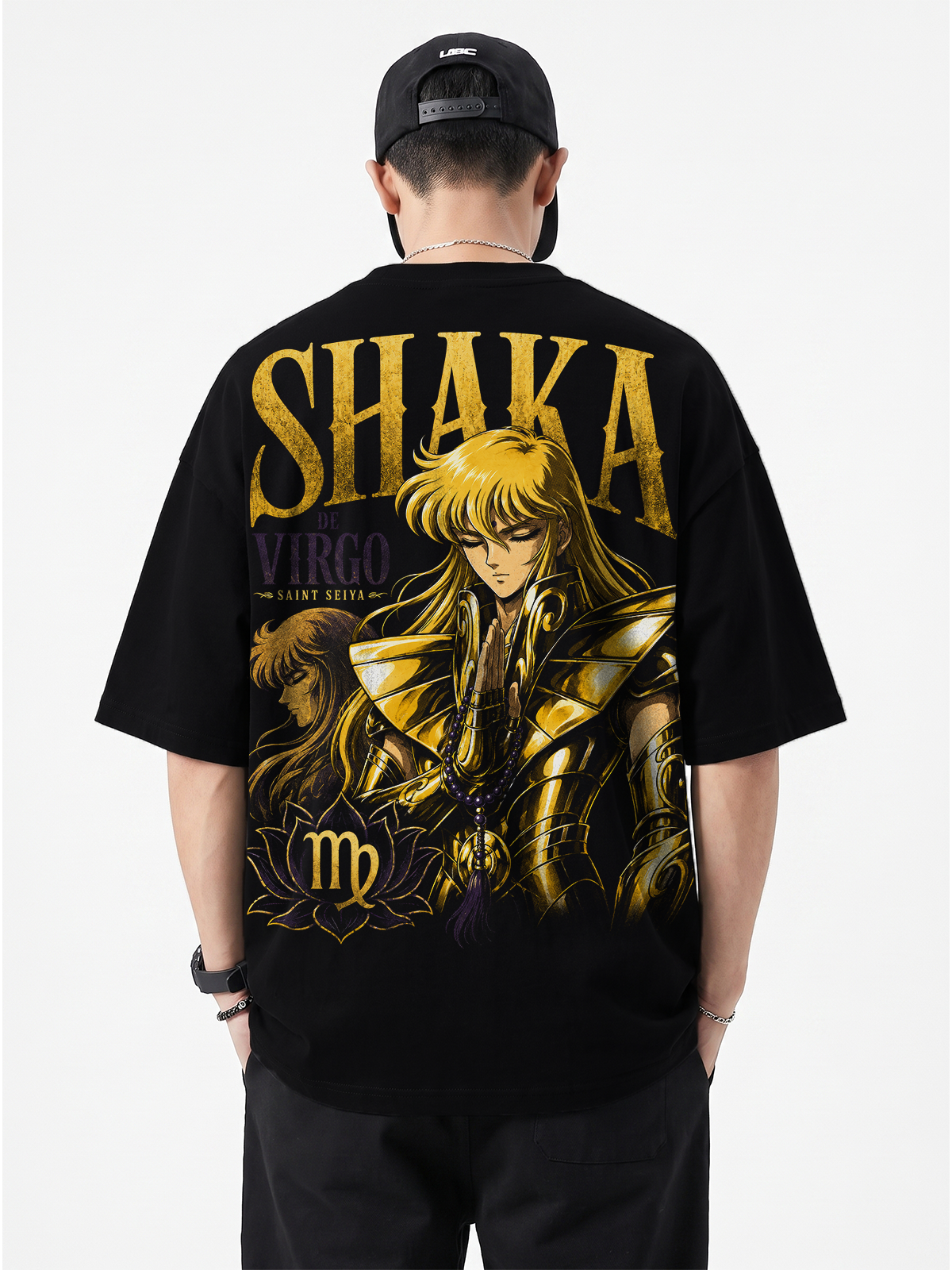 Polera Oversize Shaka de Virgo Saint Seiya