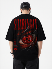 Polera Oversize Sharingan Naruto Shippuden
