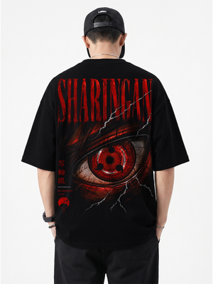 Polera Oversize Sharingan Naruto Shippuden