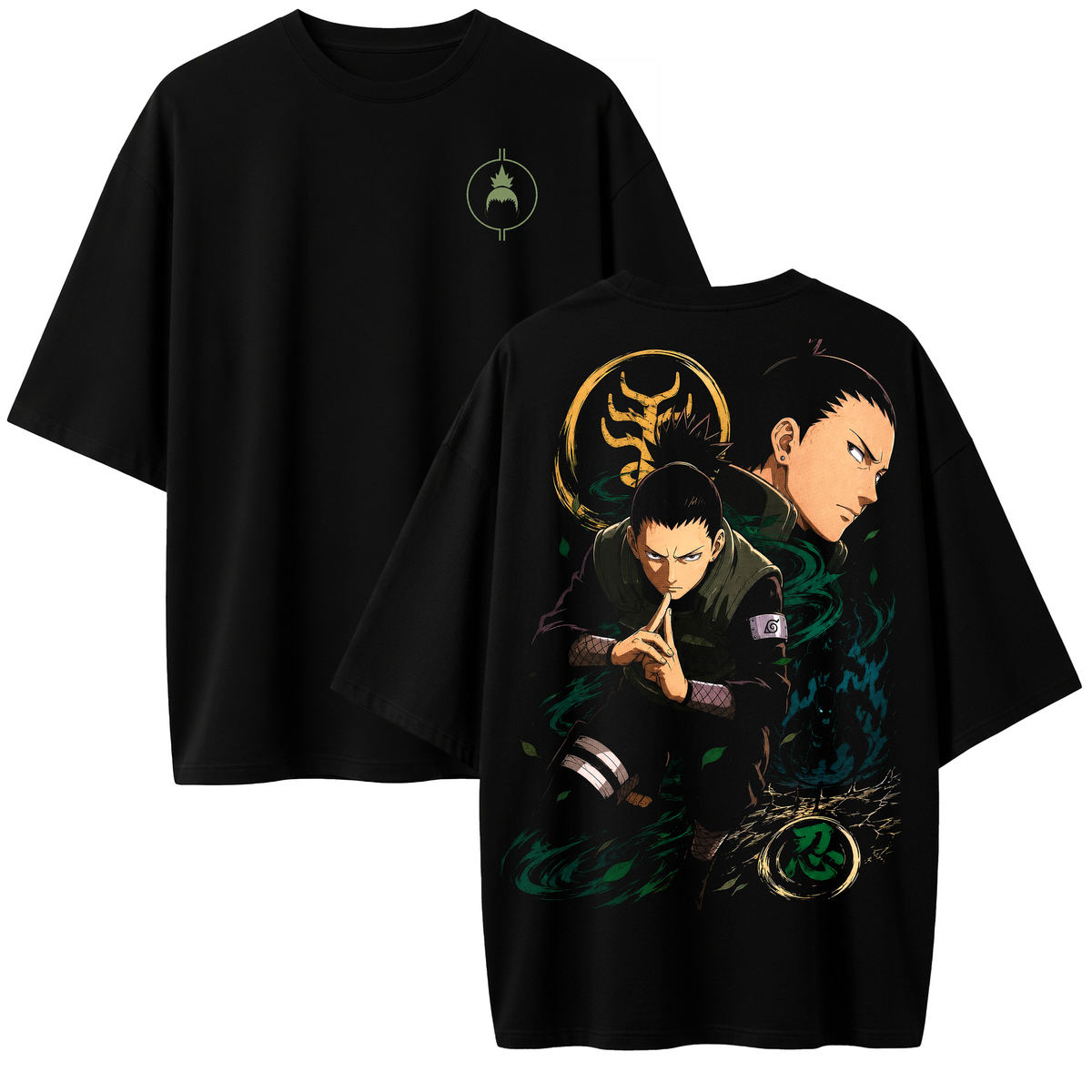 Polera Shikamaru Nara Naruto Shippuden Oversize
