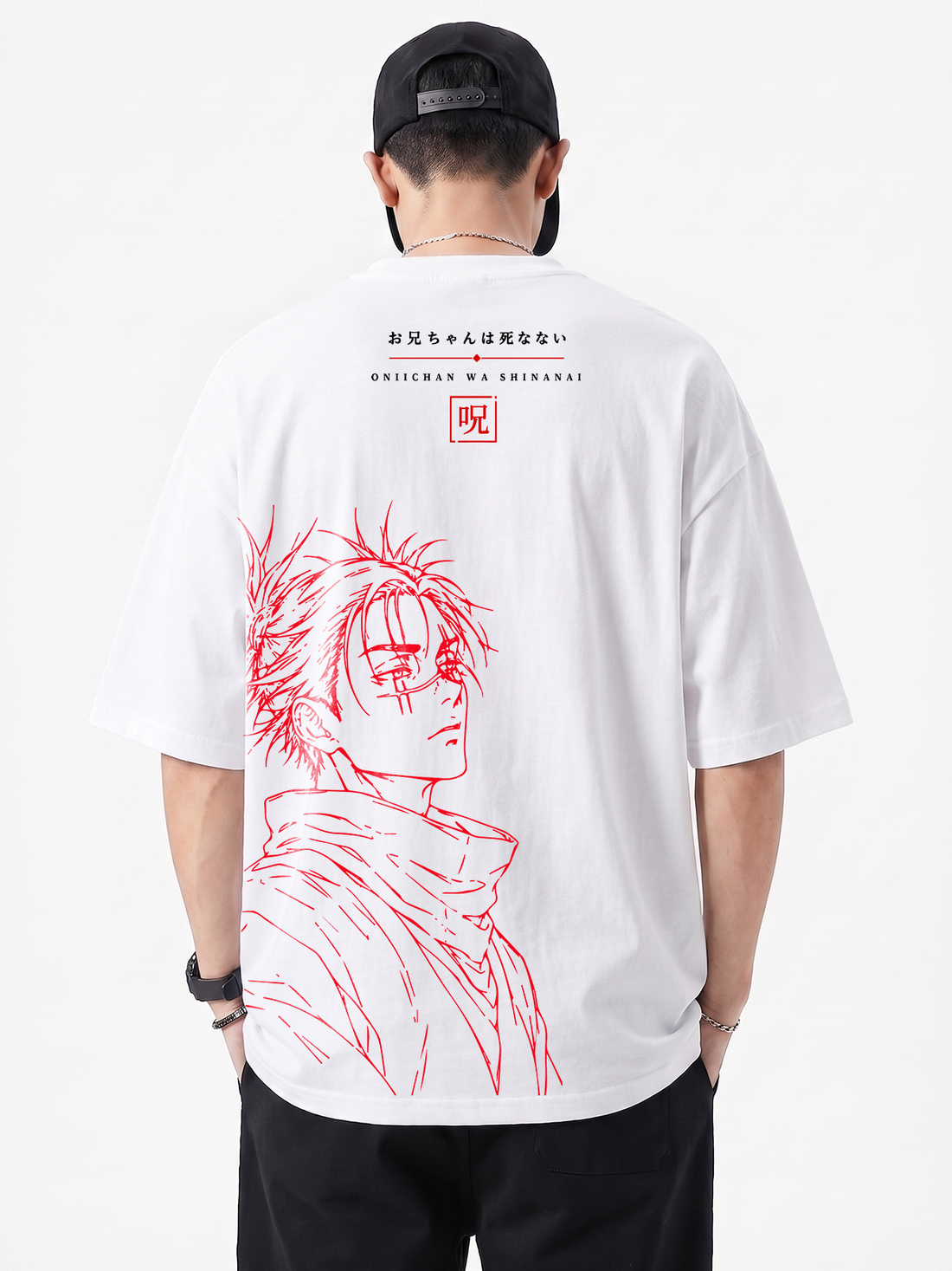 Polera Choso Jujutsu Kaisen Minimalista Oversize