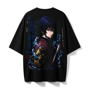 Polera Giyu Tomioka Demon Slayer Kimetsu Oversize