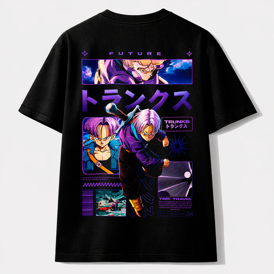 Camiseta Future Trunks – Poder Saiyajin y Viaje en el Tiempo
