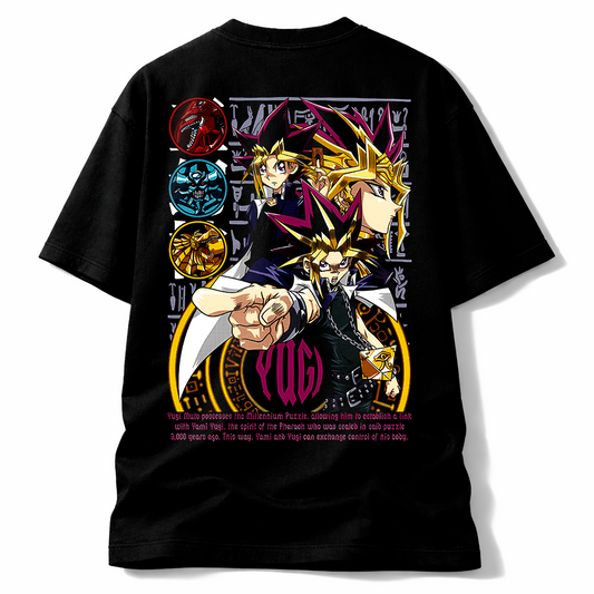 Camiseta Yugi & Yami – Legado del Rompecabezas Milenario