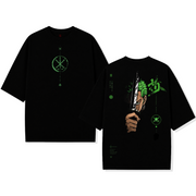 Polera Roronoa Zoro One Piece Streetwear Oversize